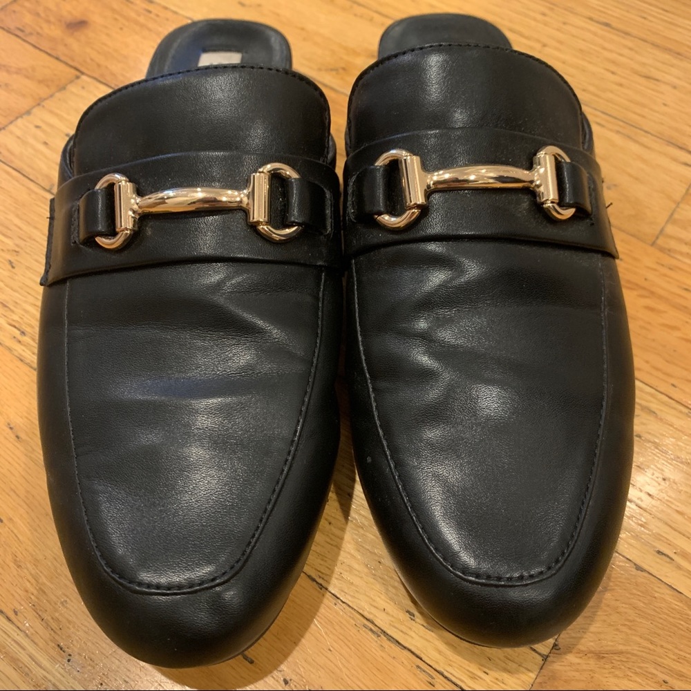 Steve Madden black Wintour mules size 8.5